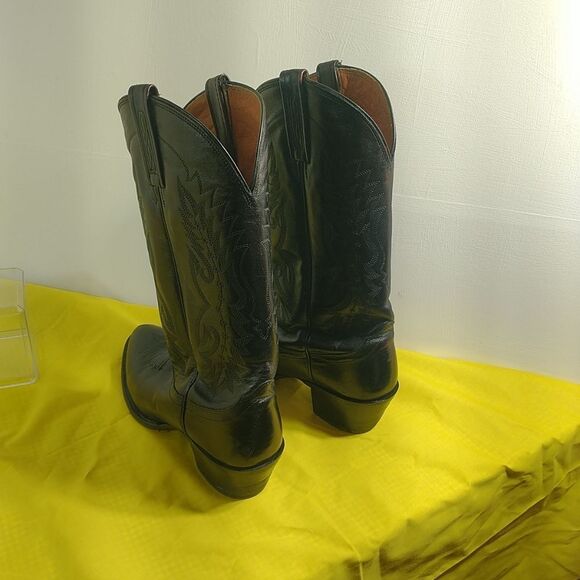 Nocoma Mens SZ 9D Black Western Boots. Condition is Pre-owned. - Picture 7 of 10